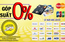 Trả góp 0% lãi suất